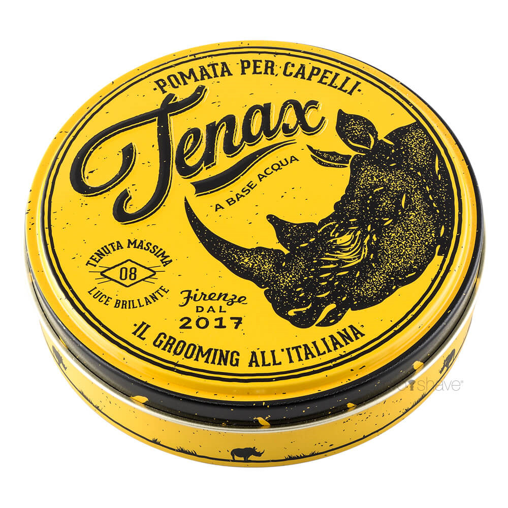 Tenax Hår Pomade, Strong Hold, Gul, 125 ml.