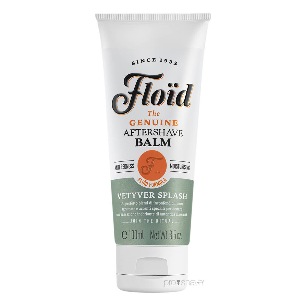 Floïd Aftershave Balm, Vetyver Splash, 100 ml.