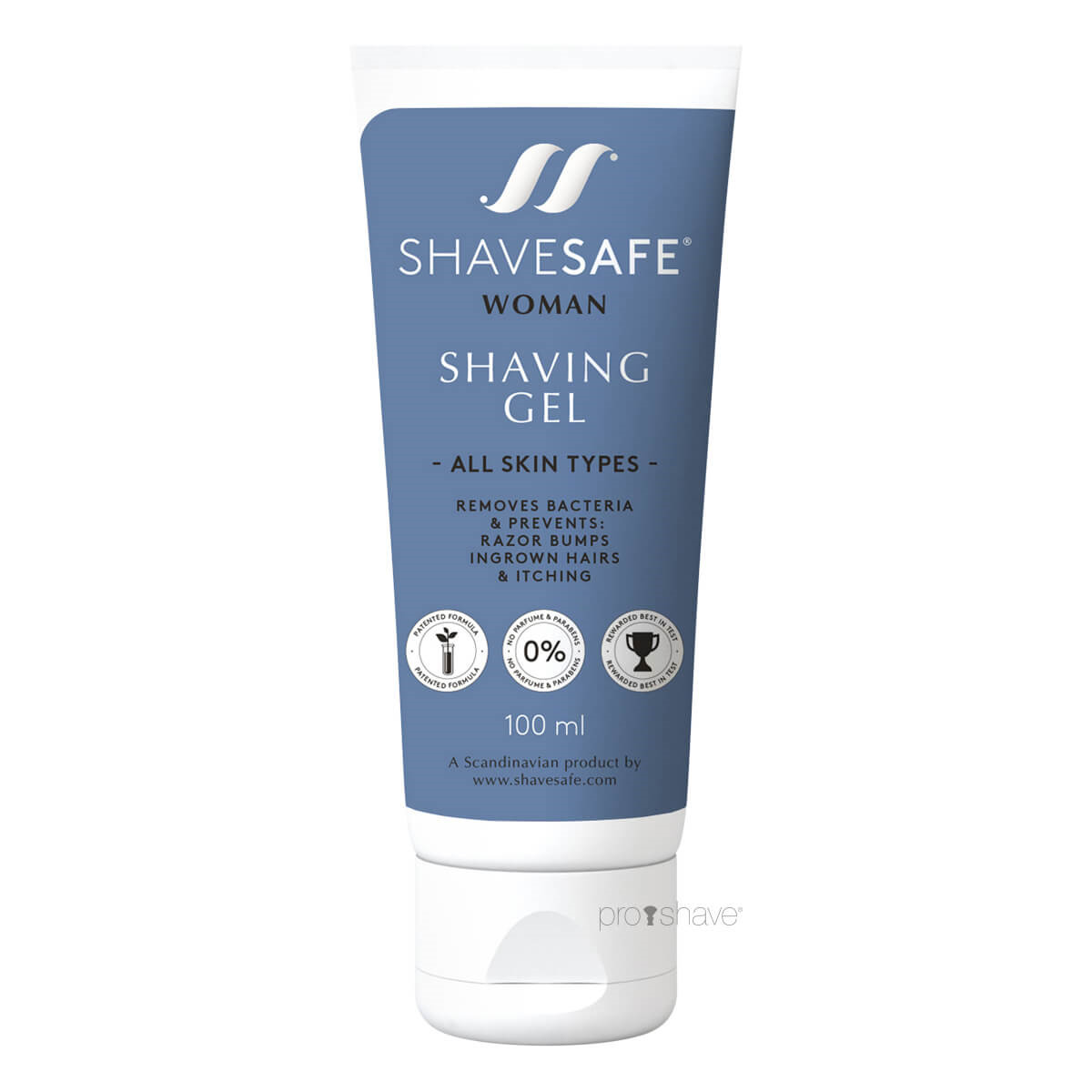 2: ShaveSafe Barbergel, Woman, 100 ml.