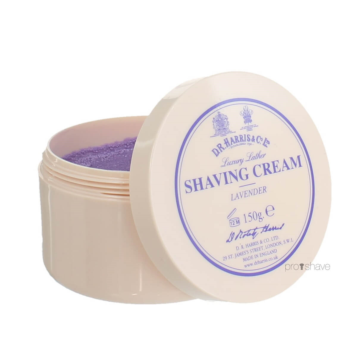 Billede af D.R. Harris Luksus Lavendel Barbercreme, 150 gr.