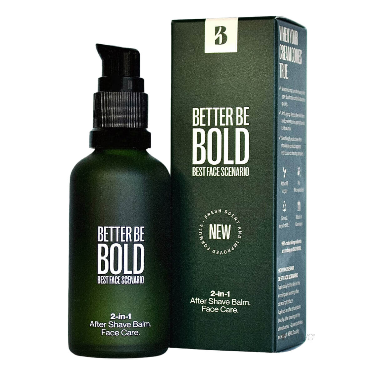 Better Be Bold, Best Face Scenario, 2in1 Aftershave Balm & Face Cream, 50 ml.
