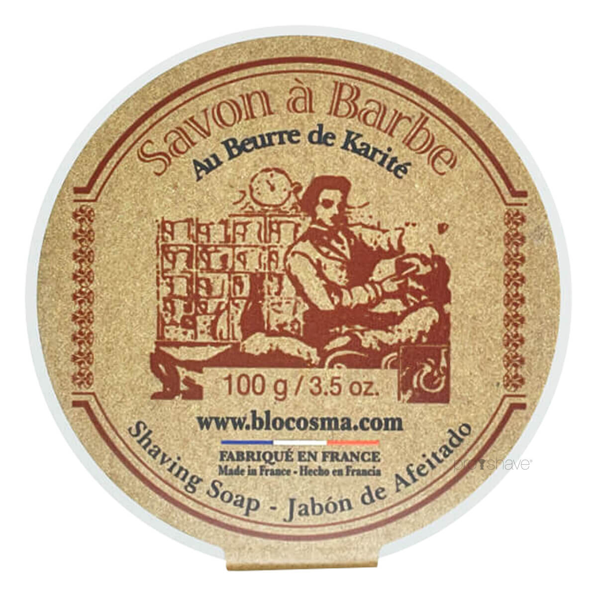 Osma Barbersæbe i plastikskål, 100 gr.