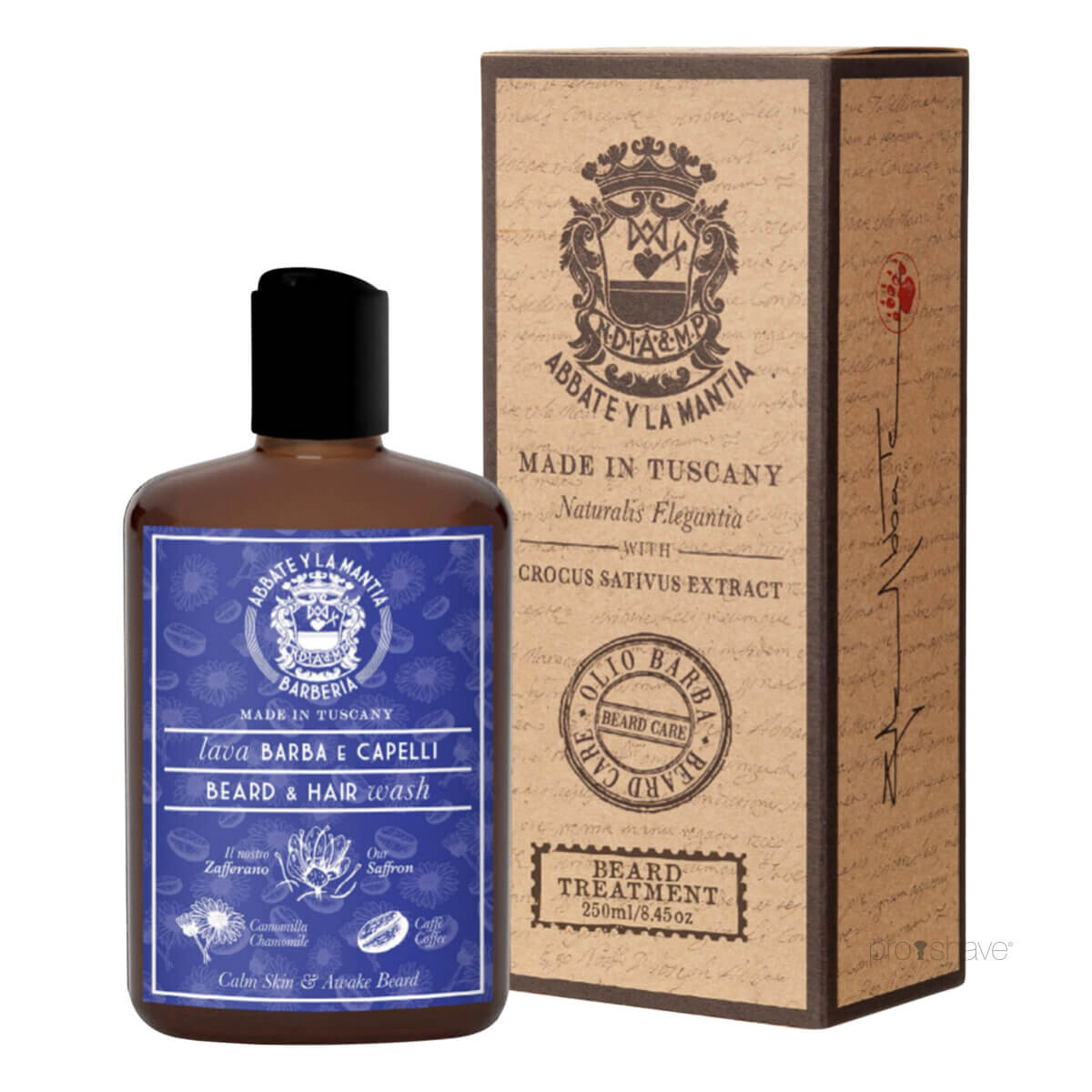 Abbate Mantia Shampoo Til Skæg & Hår 250