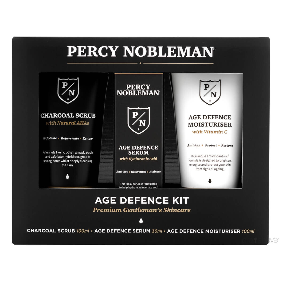 Se Percy Nobleman Age Defence Kit hos Proshave