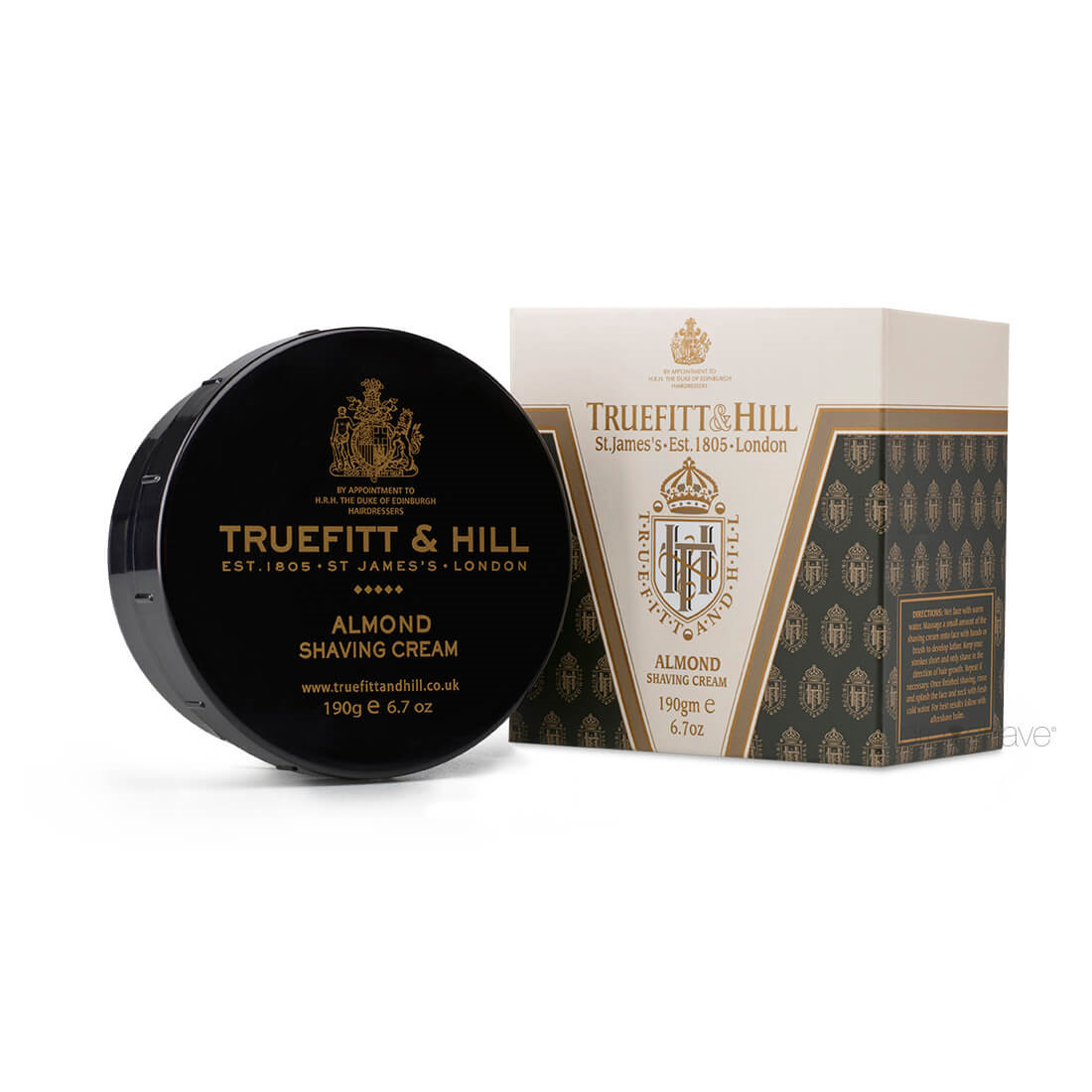 Billede af Truefitt & Hill Barbercreme, Almond, 190 gr.