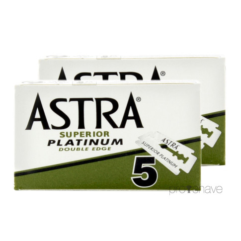 Astra Superior Platinum DE-Barberblade, 2x5 stk. (10 stk.)