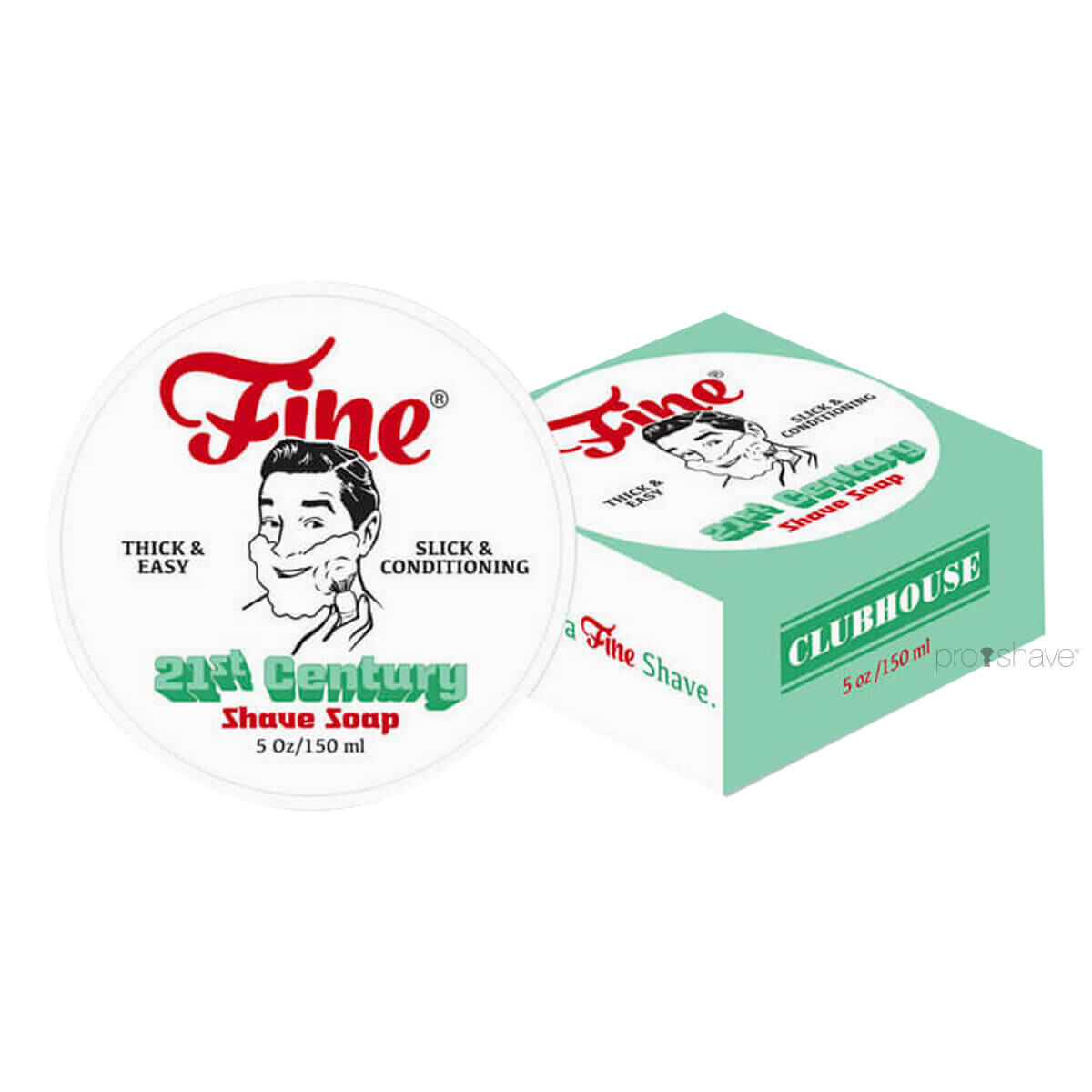 Fine Accoutrements Clubhouse Barbersæbe i skål, 150 ml. billede