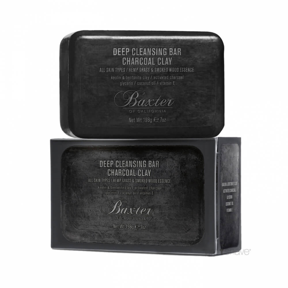Billede af Baxter of California Deep Cleansing Bar Charcoal Clay, 198 gr.