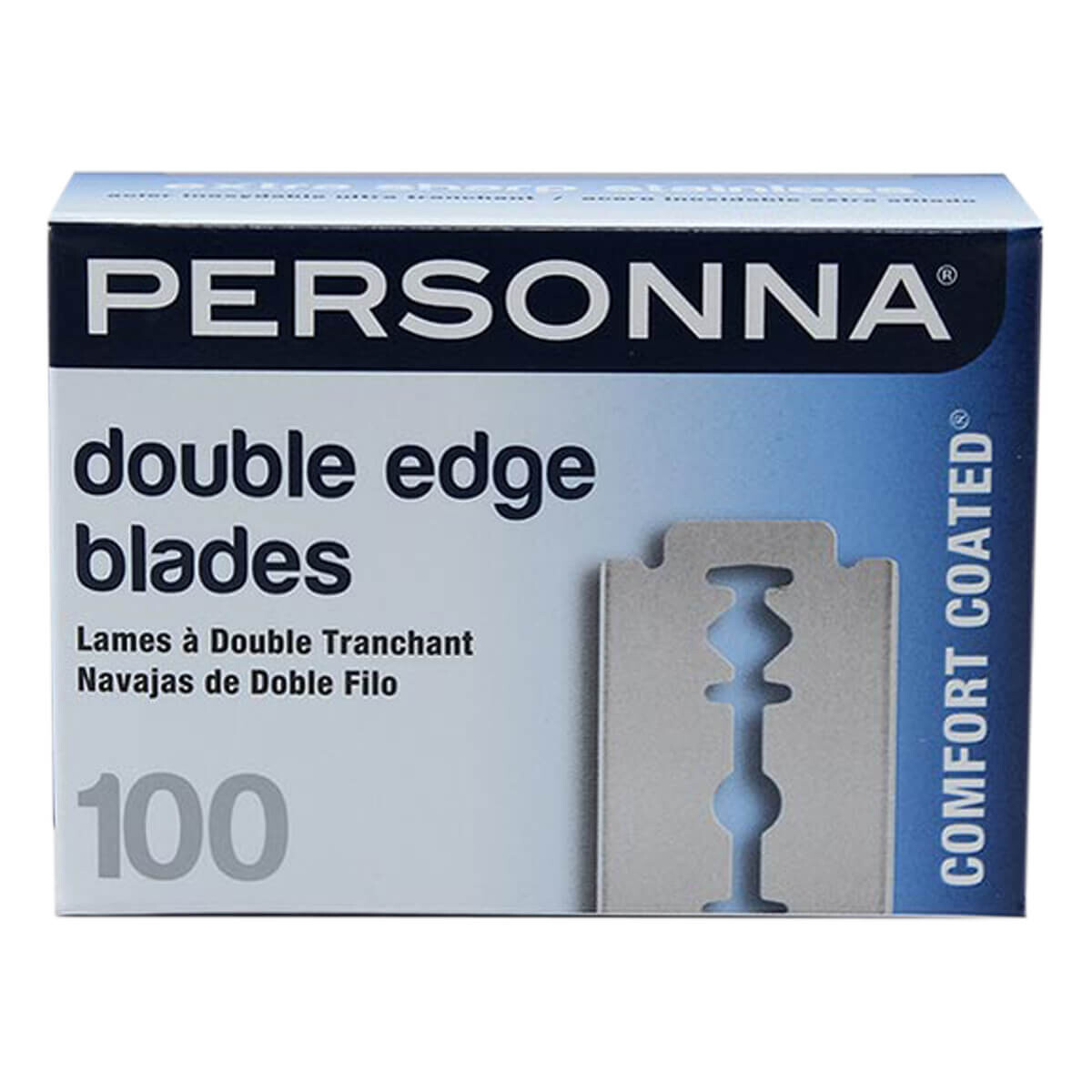 Personna DE-Barberblade, Comfort Coated, 100 stk.