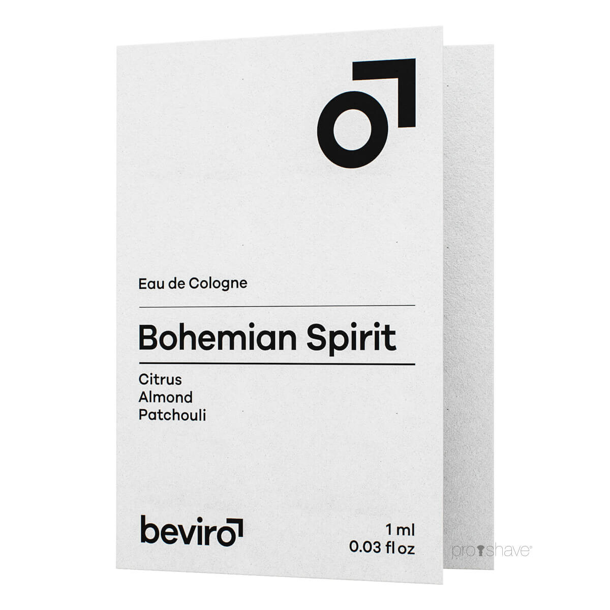 Se Beviro Cologne, Bohemian Spirit, Sample, 1 ml. hos Proshave
