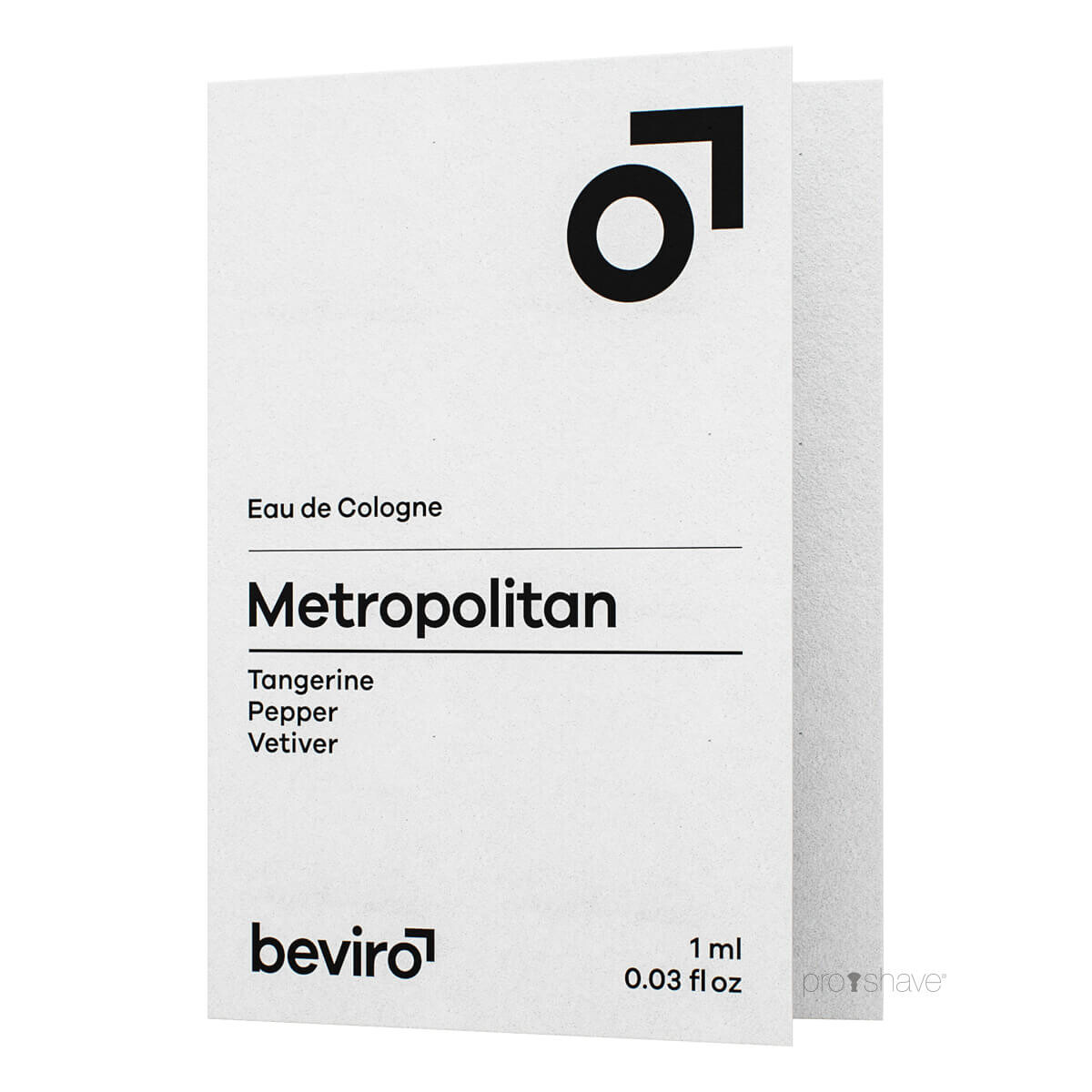 Se Beviro Cologne, Metropolitan, Sample, 1 ml. hos Proshave