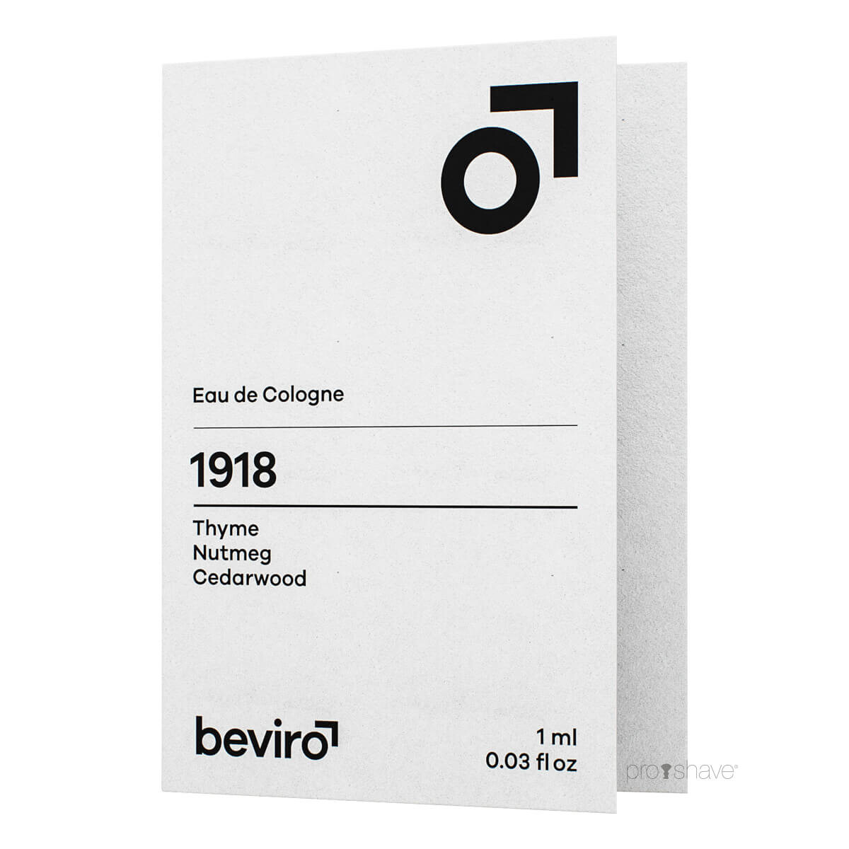 Se Beviro Cologne, 1918, Sample, 1 ml. hos Proshave