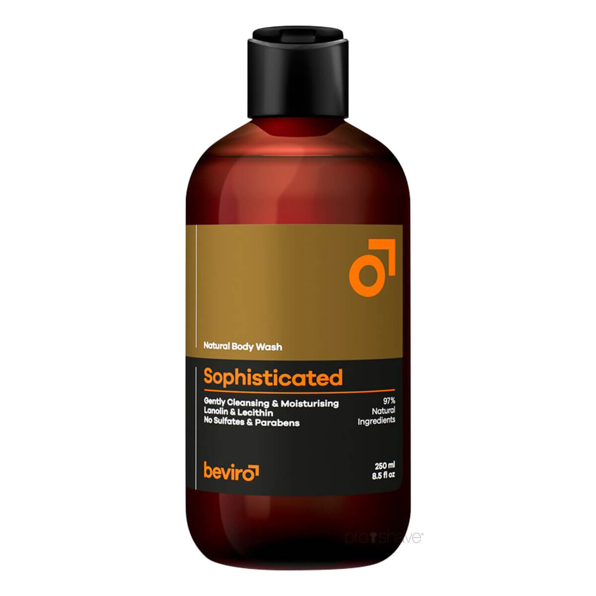 Se Beviro Natural Body Wash, Sophisticated, 250 ml. hos Proshave