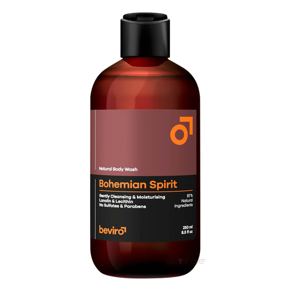 Se Beviro Natural Body Wash, Bohemian Spirit, 250 ml. hos Proshave