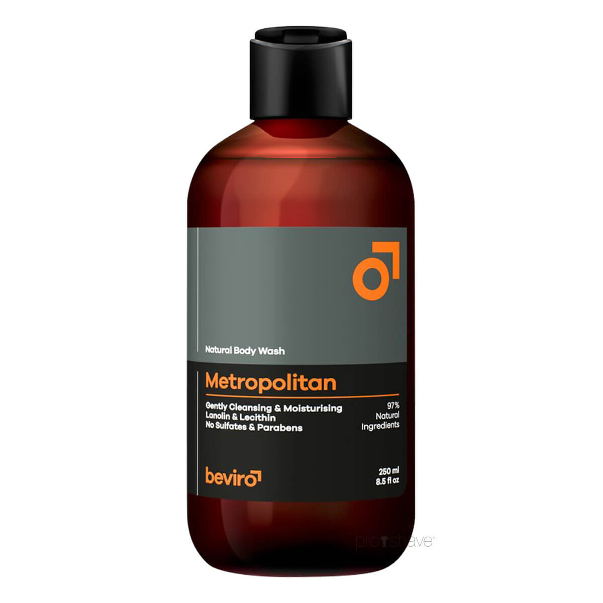 Se Beviro Natural Body Wash, Metropolitan, 250 ml. hos Proshave