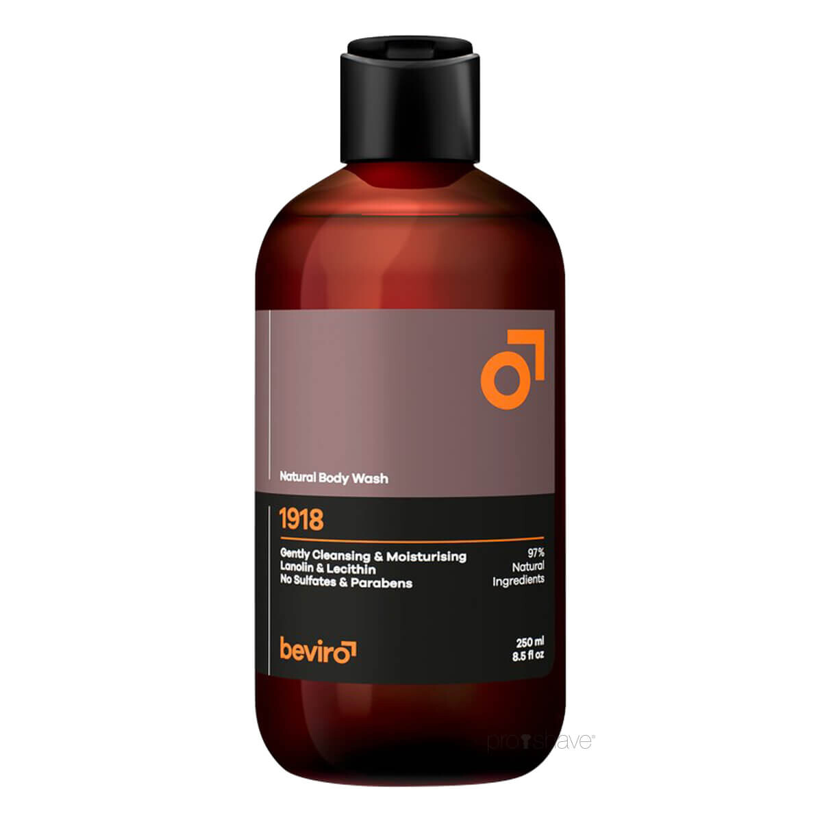 Se Beviro Natural Body Wash, 1918, 250 ml. hos Proshave