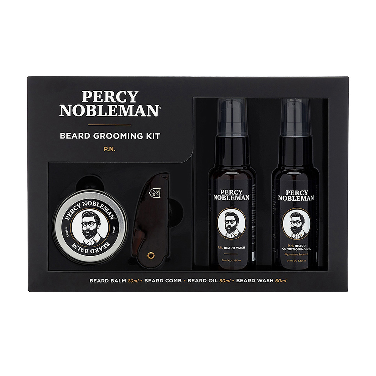 Se Percy Nobleman Beard Grooming Kit hos Proshave