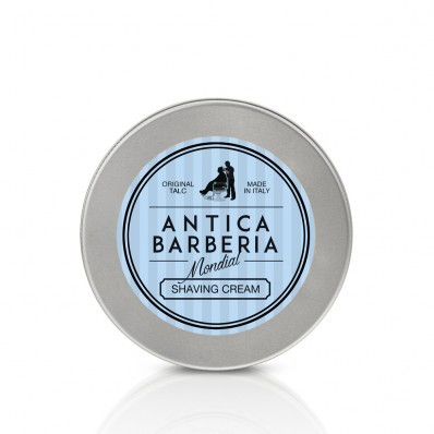 Se Mondial Antica Barberia Barbercreme i Aluminiumskål, Original Talc, 150 ml. hos Proshave