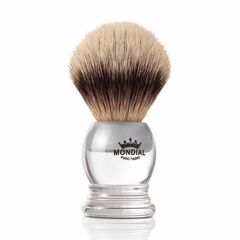 Billede af Mondial Silvertip Badger Barberkost, Crystal, 22 mm, Plexiglas