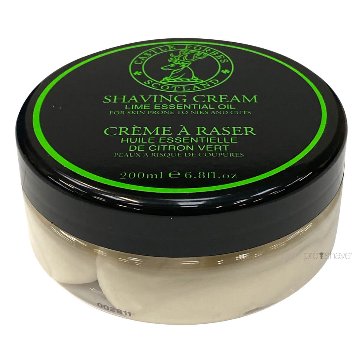 Billede af Castle Forbes Barbercreme, Lime Essential Oils, 200 ml.