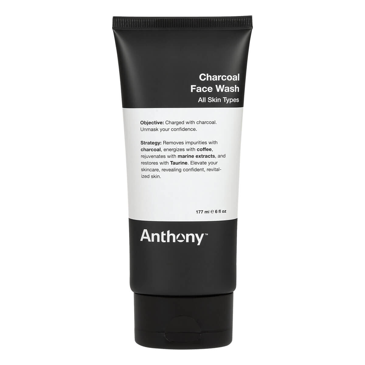 Anthony Logistics Charcoal Face Wash, 177 ml.