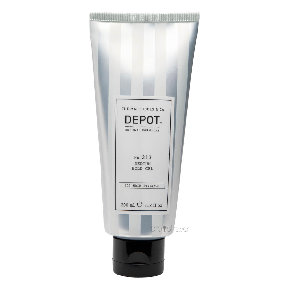 Se Depot Medium Hold Gel, No. 313, 200 ml. hos Proshave