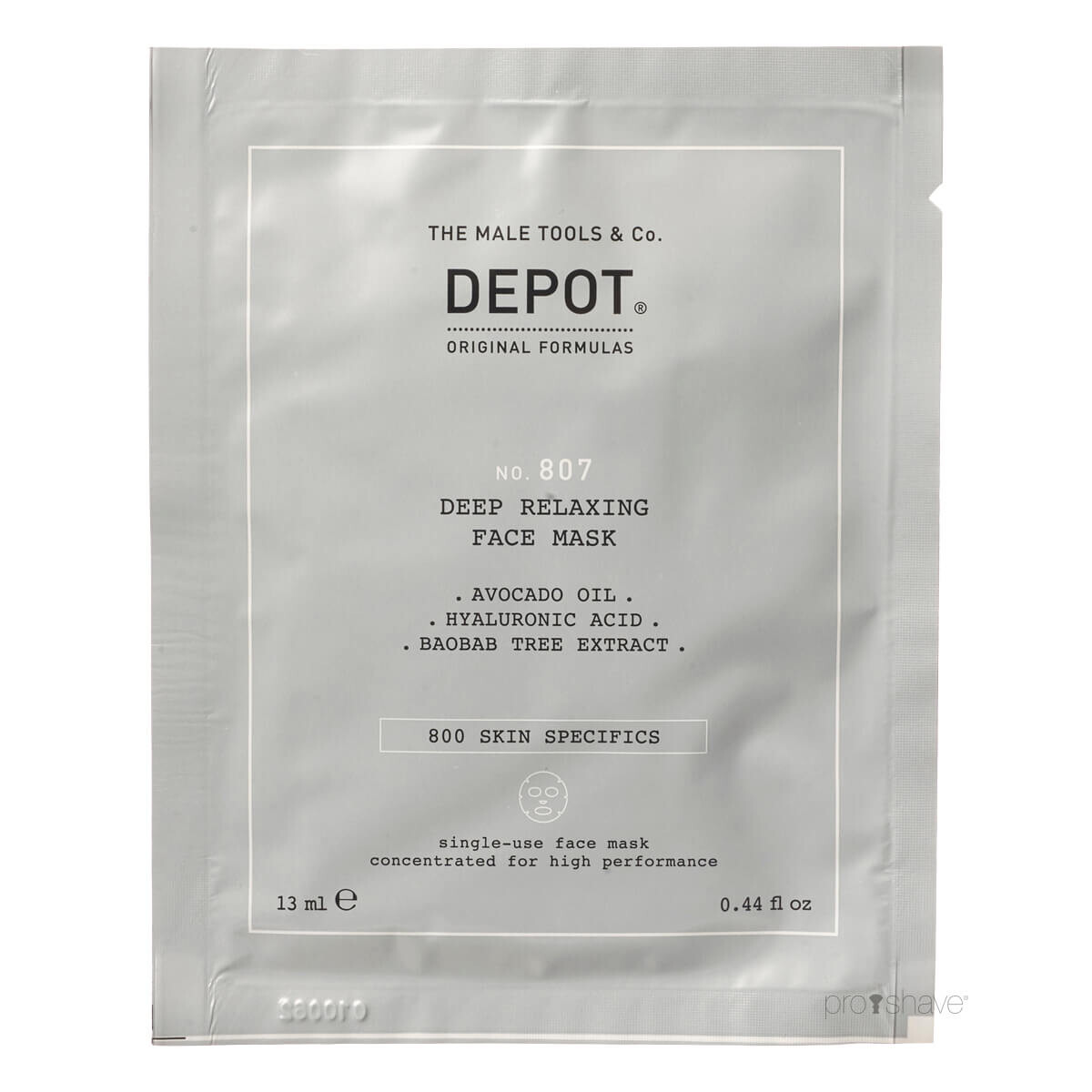 Billede af Depot Deep Relaxing Face Mask, No. 807, 1 stk.