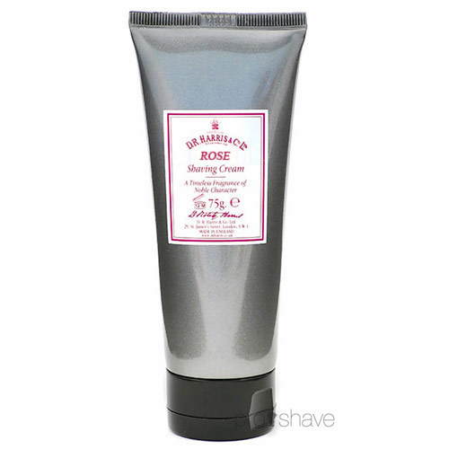 Billede af D.R. Harris Rose Barbercreme på tube, 75 gr.