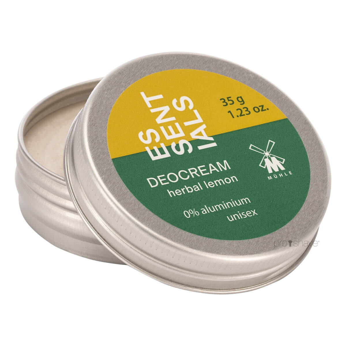 Se Mühle Deodorant Cream, Herbal Lemon, Essentials, 35 gr. hos Proshave