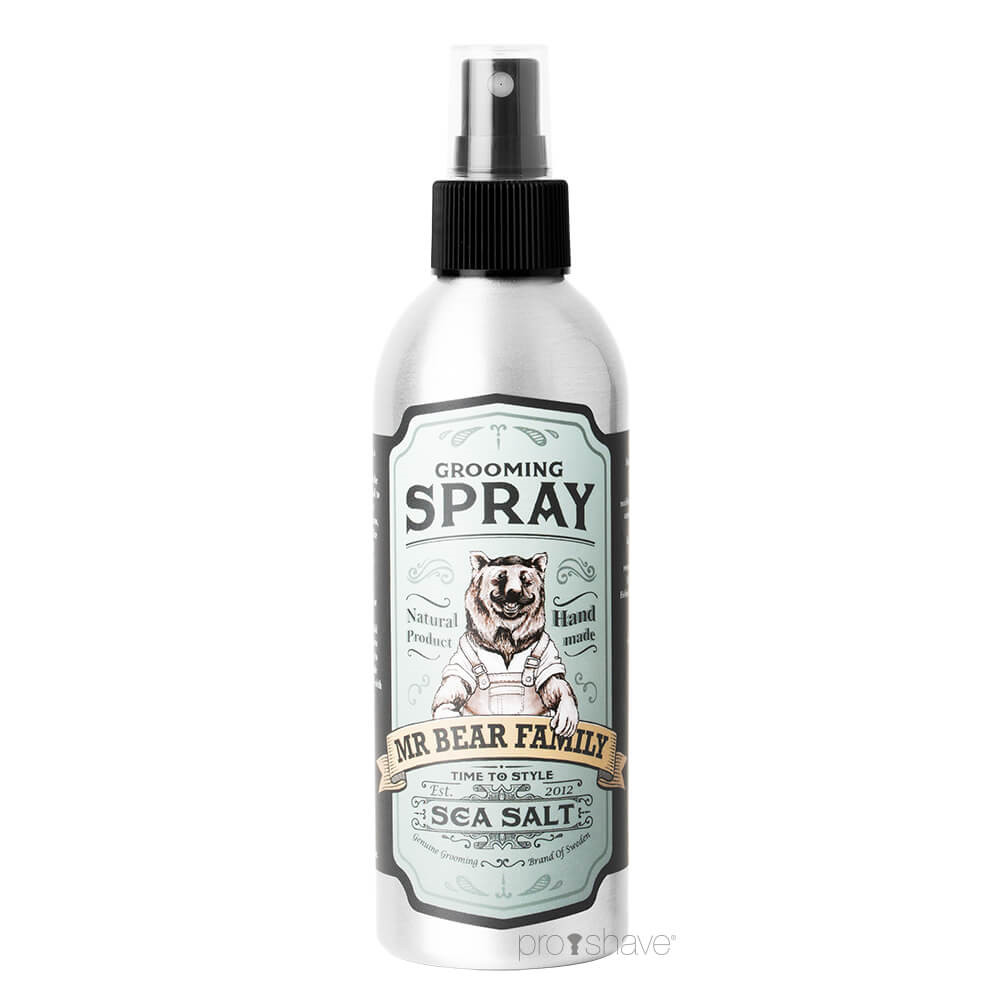 Se Mr. Bear Grooming Spray - Sea Salt, Springwood, 200 ml. hos Proshave
