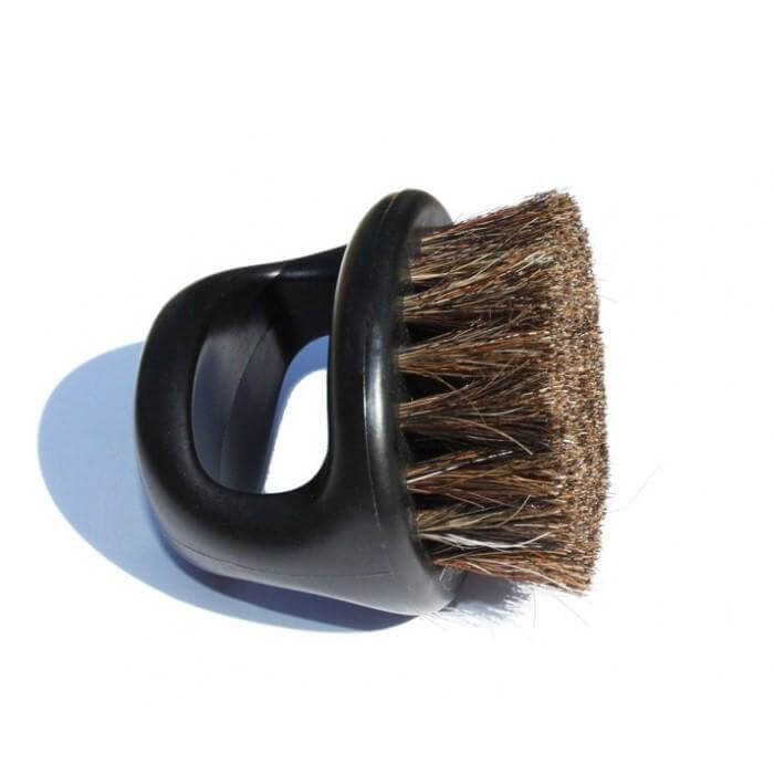 Irving Barber Company Knuckle Brush, Medium/Soft, Black