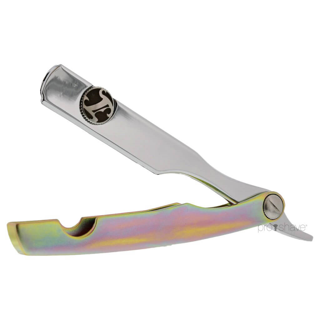 Irving Barber Company Straight razor, Yellow Zinc & Chrome