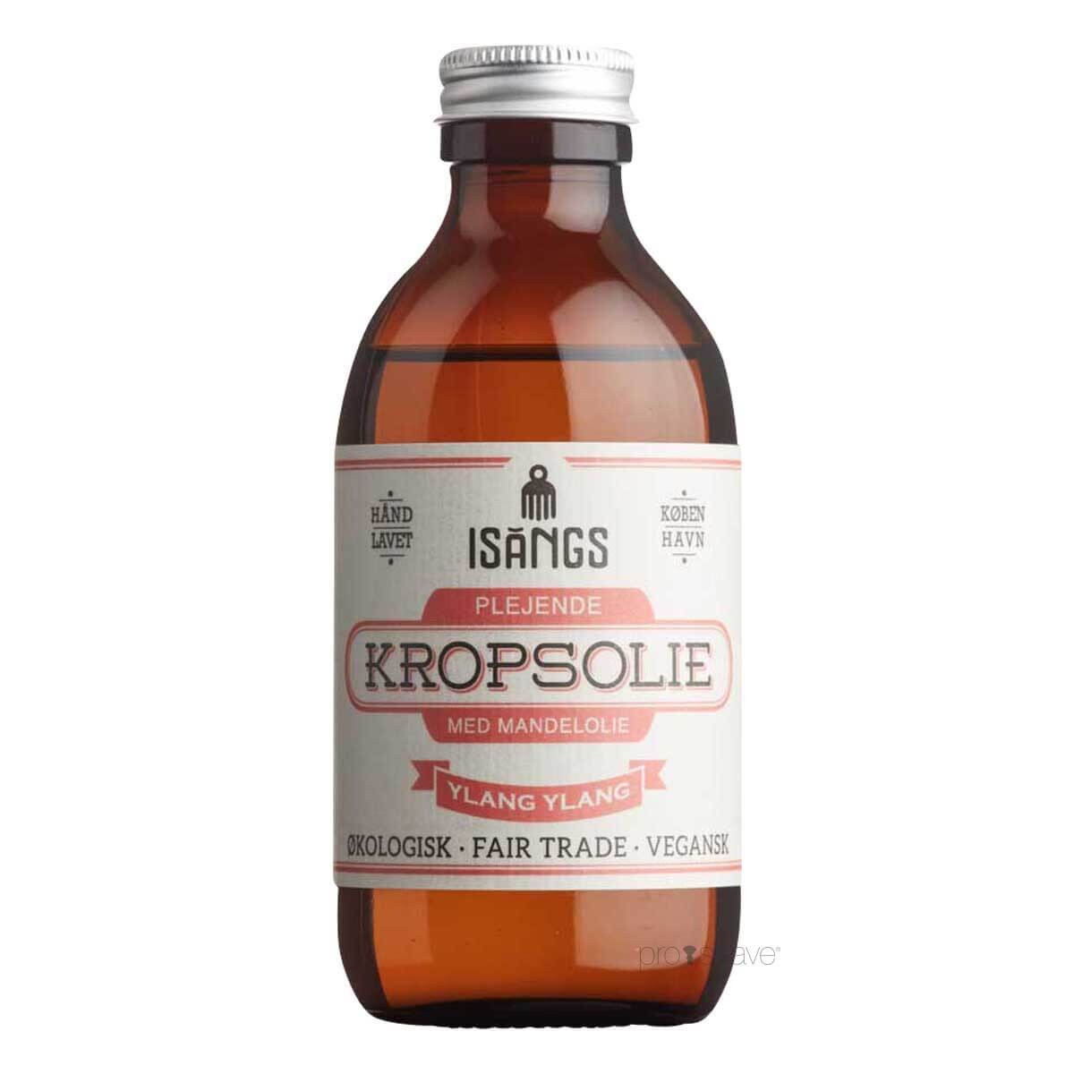 8: Isangs Plejende Kropsolie, Ylang Ylang, 200 ml.