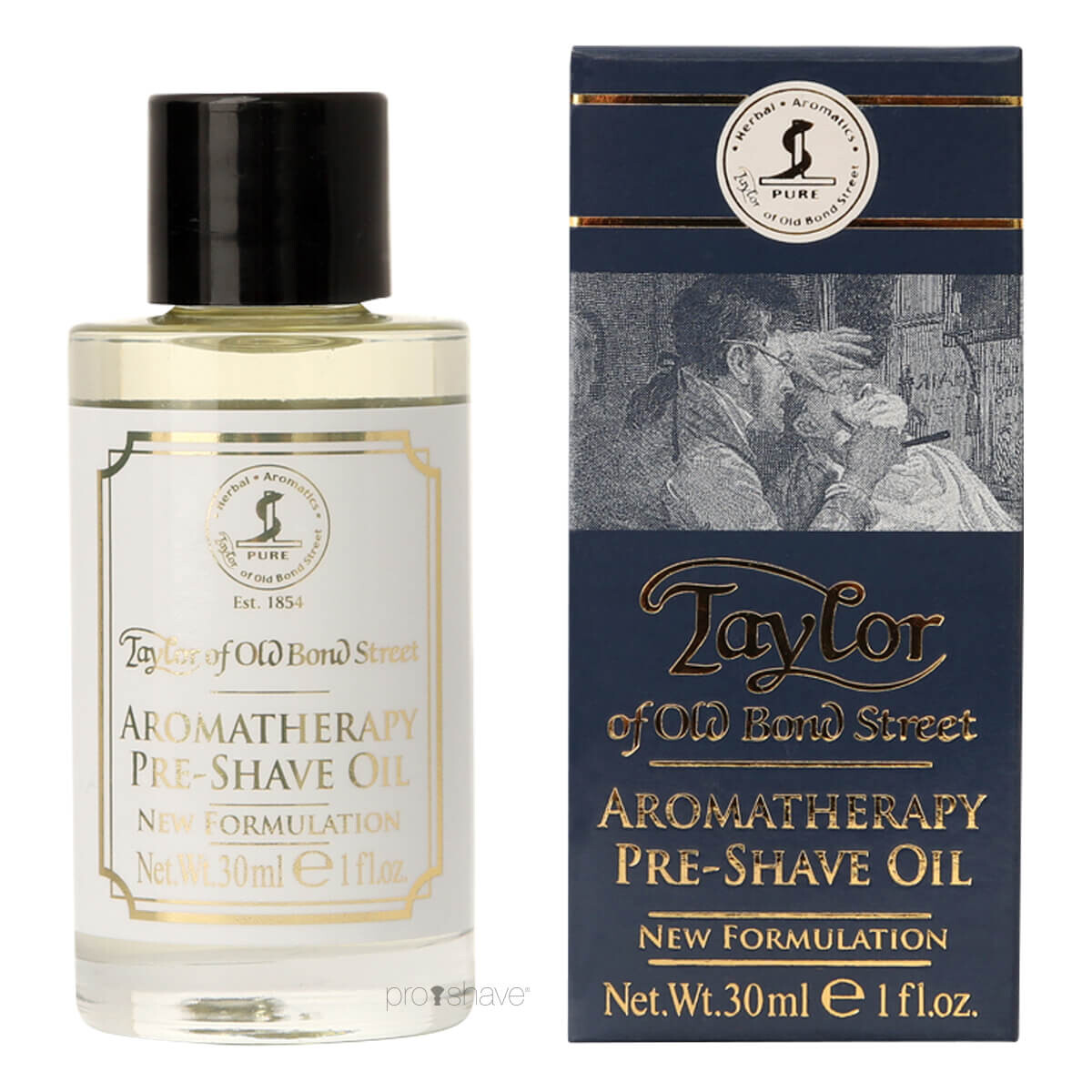 Taylor Of Old Bond Street Preshave Olie, Aroma Therapy, 30 ml.
