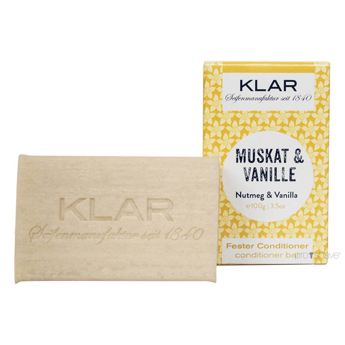 Billede af Klar Seifen Conditioner Bar, Muskatnød & Vanilje, 100 gr.