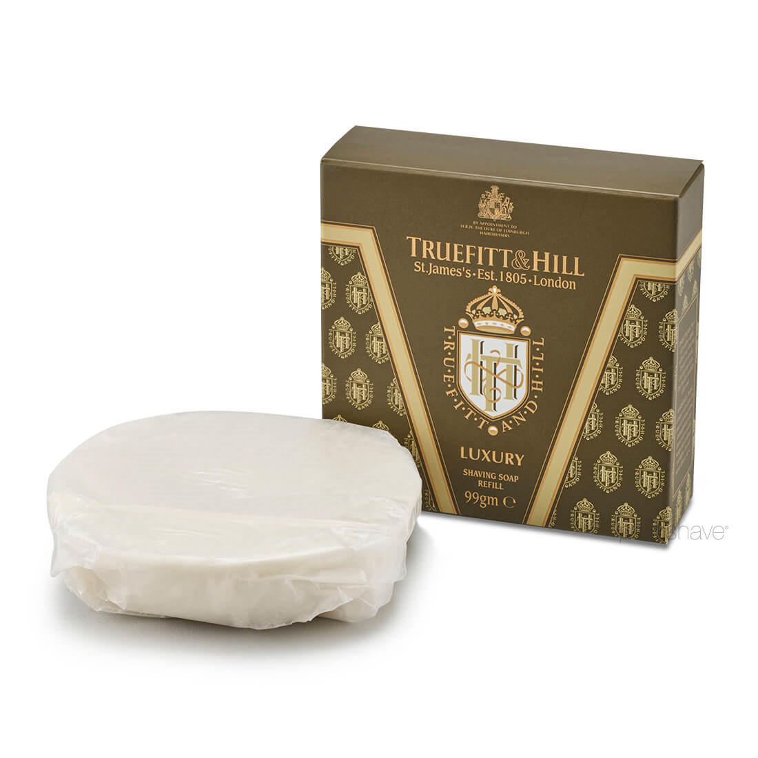 Se Truefitt & Hill Luxury Shaving Soap Refill (99 g) hos Proshave