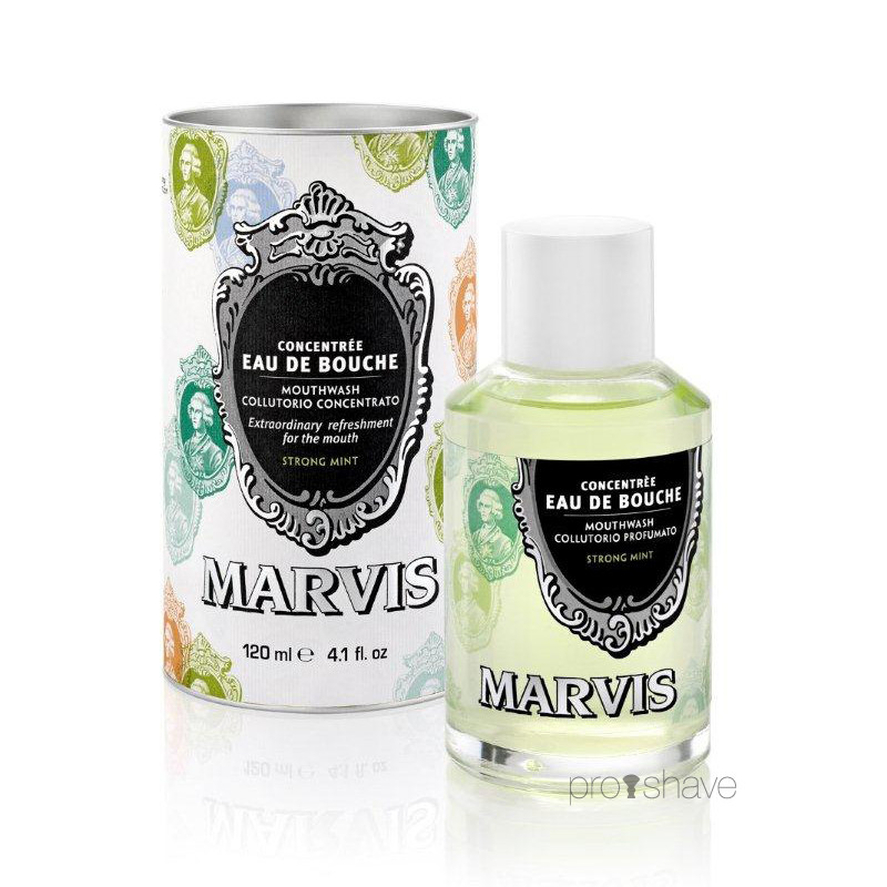 Billede af Marvis Mundskyl, Strong Mint, 120 ml. hos Proshave