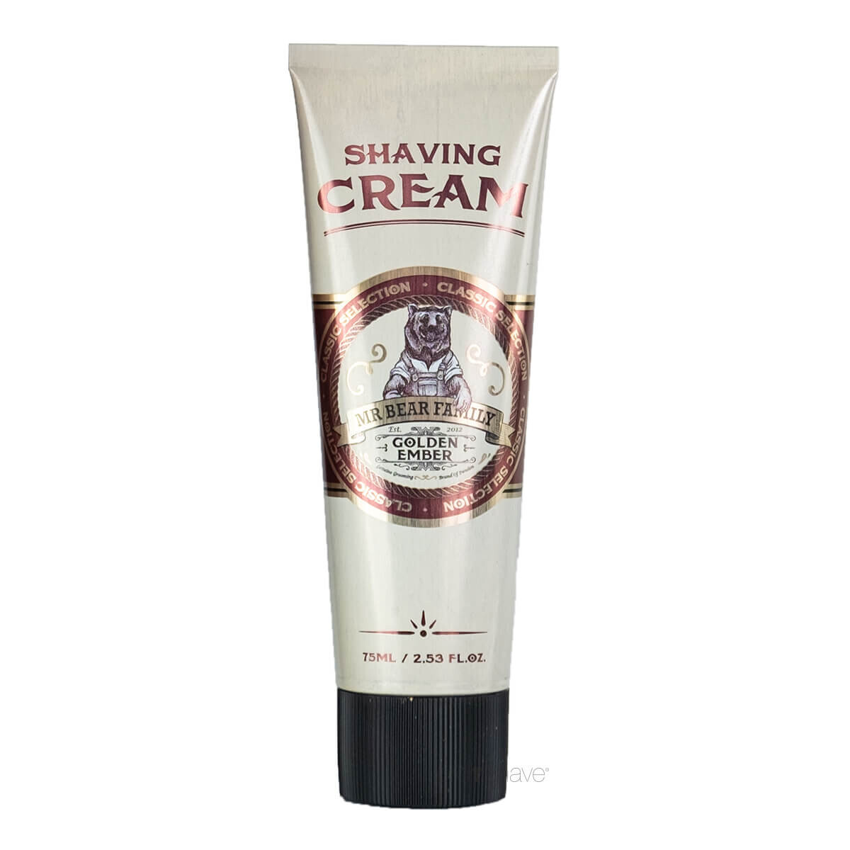 Se Mr. Bear Shaving Cream, Golden Ember, 75 ml. hos Proshave