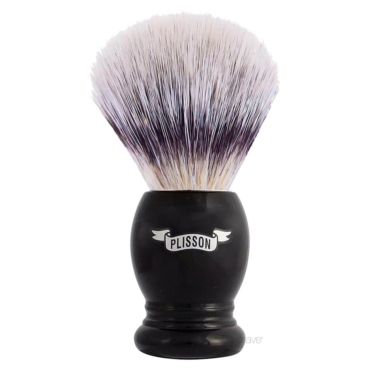 Billede af Plisson Barberkost, High Mountain White Fibre & Sort Akryl, Essentiel, Str. 12