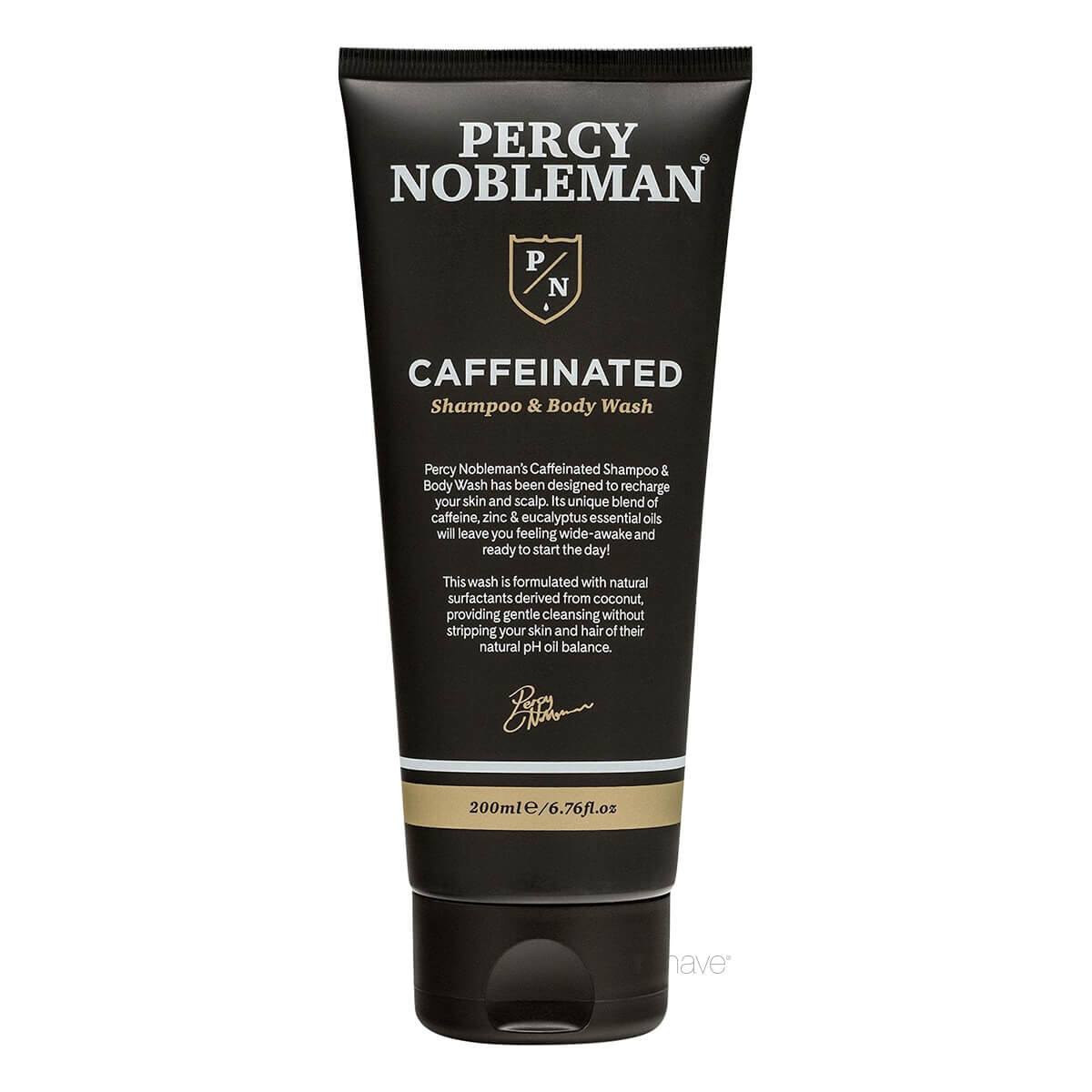 Se Percy Nobleman Caffeinated Shampoo & Body Wash (200 ml) hos Proshave