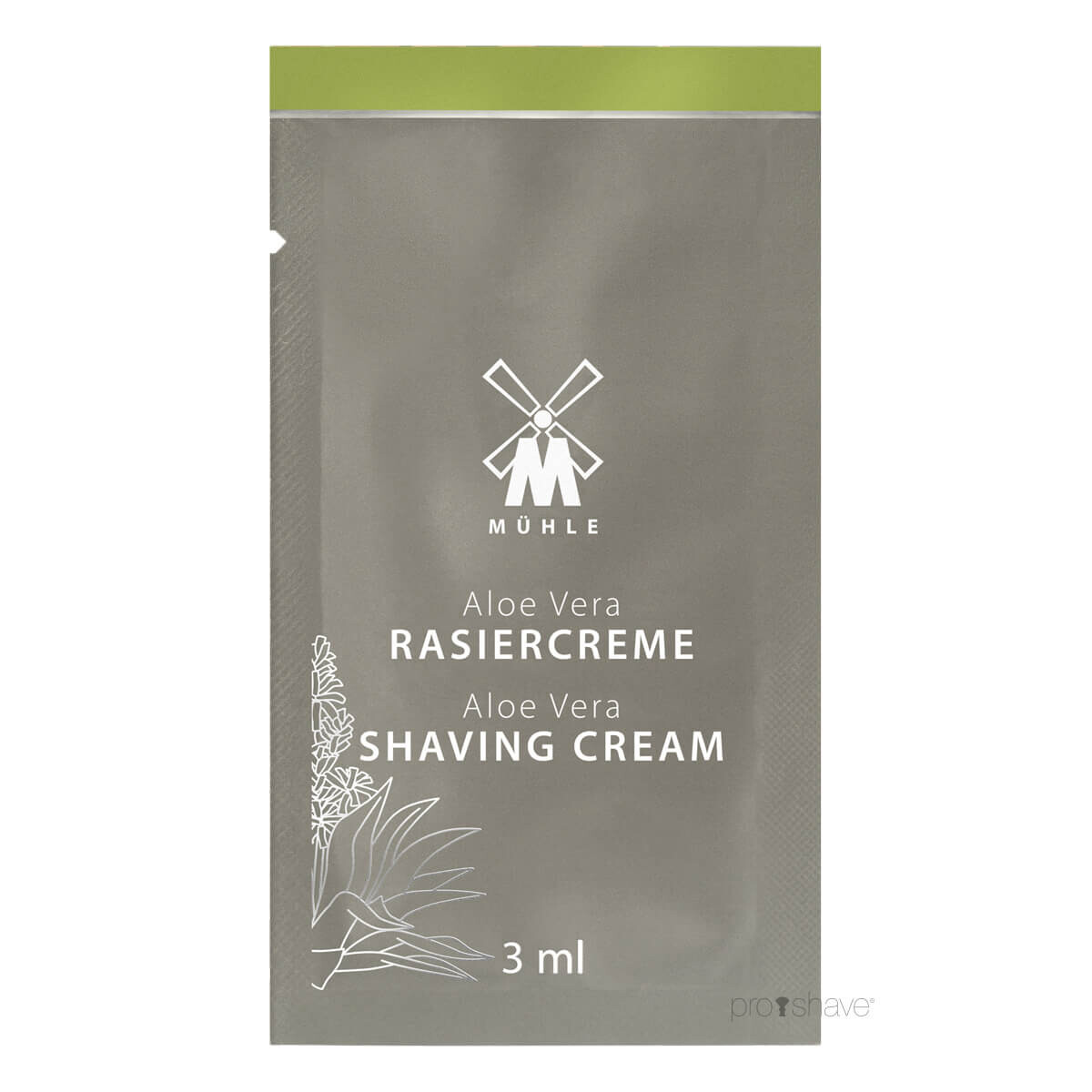 5: Mühle Barbercreme, Aloe Vera, SAMPLE