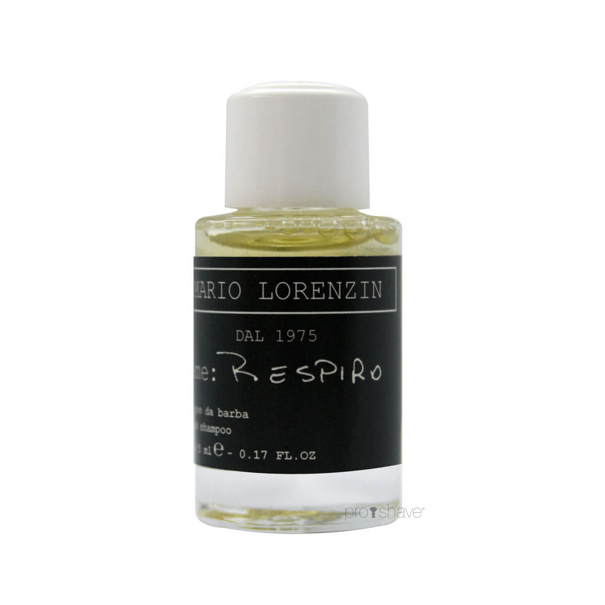 Mario Lorenzin 1975 Beard Shampoo, Respiro, Luksus Sample, 5 ml.