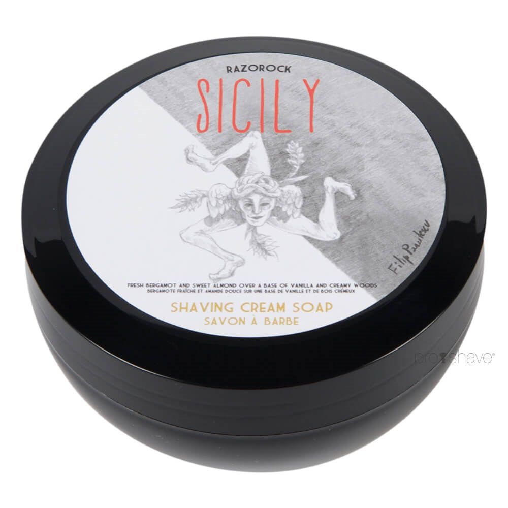 Billede af RazoRock Sicily Barbersæbe, 150 ml.