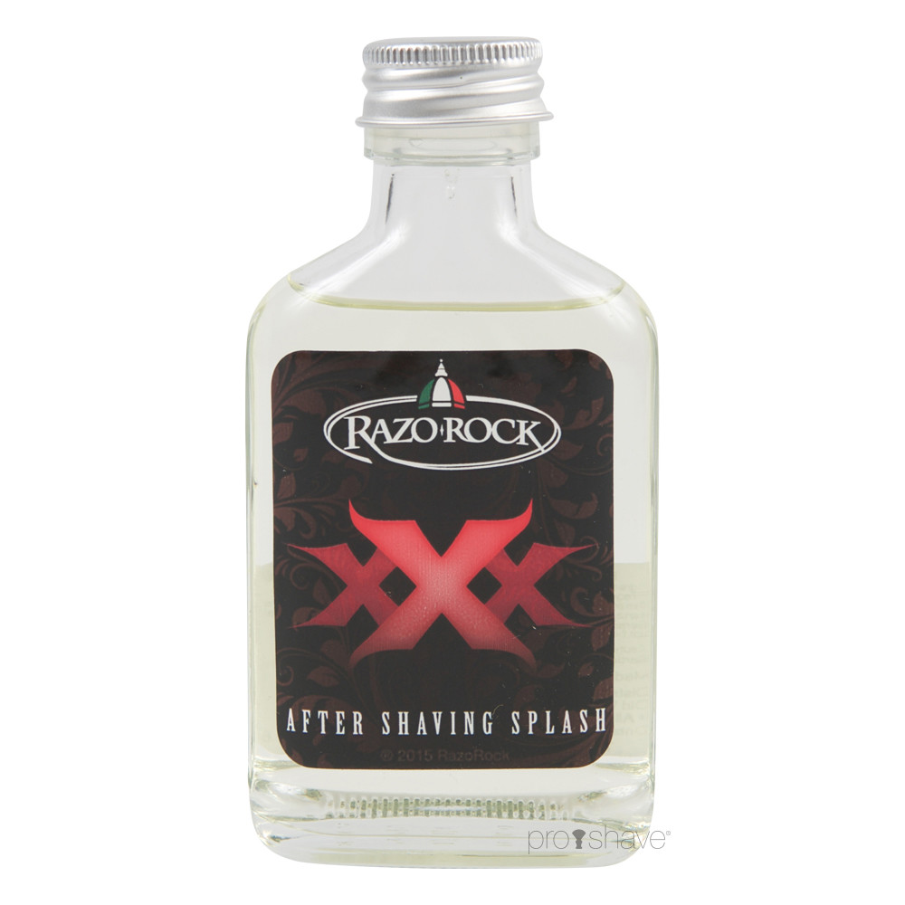 RazoRock XXX Aftershave Splash, 100 ml.