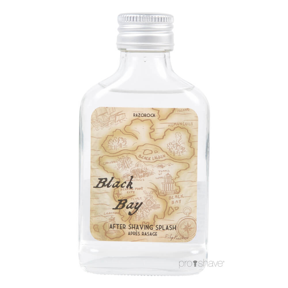 RazoRock Black Bay Aftershave Splash, 100 ml.