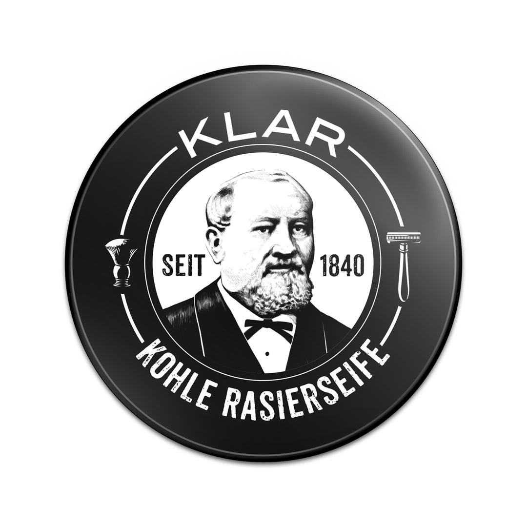 Billede af Klar Seifen Barbersæbe, Aktivt kul, 110 gr.