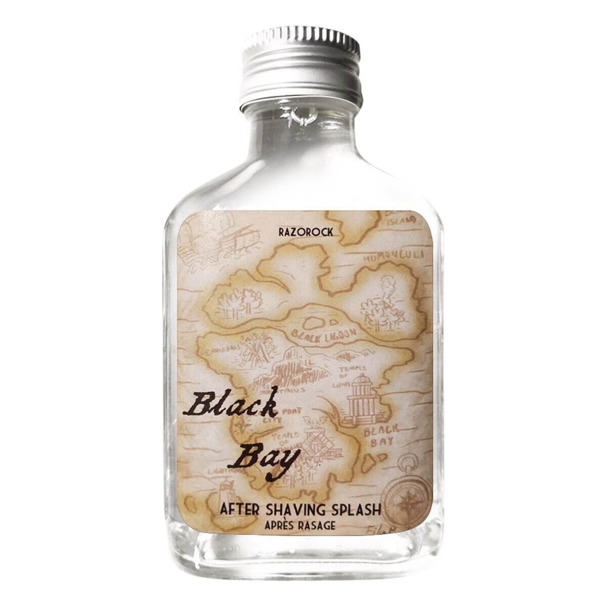 RazoRock Black Bay Aftershave Splash, 100 ml.