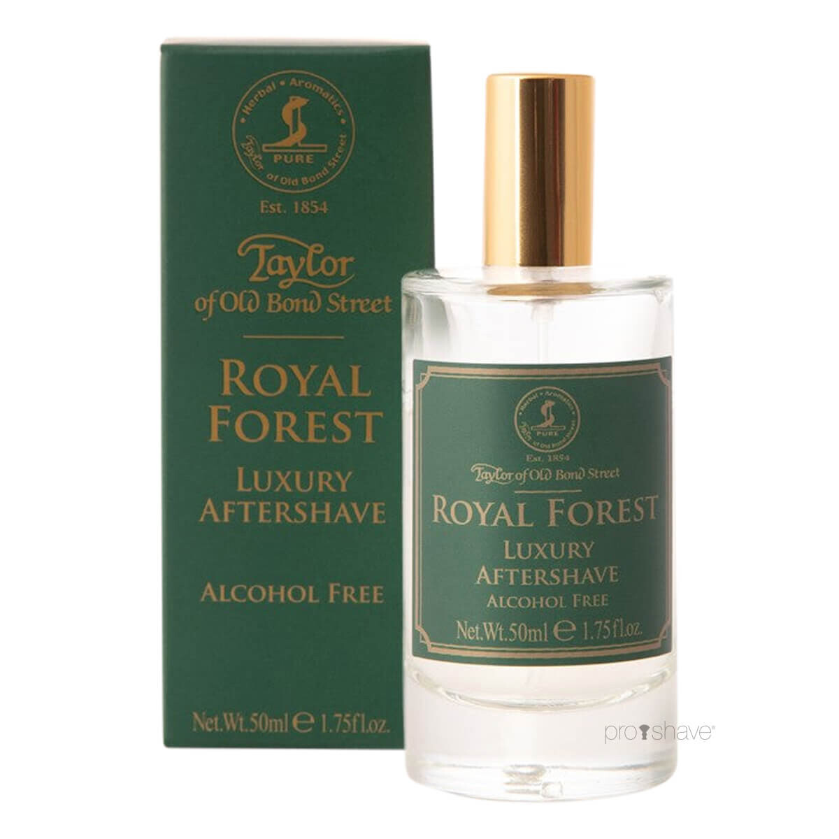Se Taylor Of Old Bond Street Aftershave, Royal Forest, 50 ml. hos Proshave
