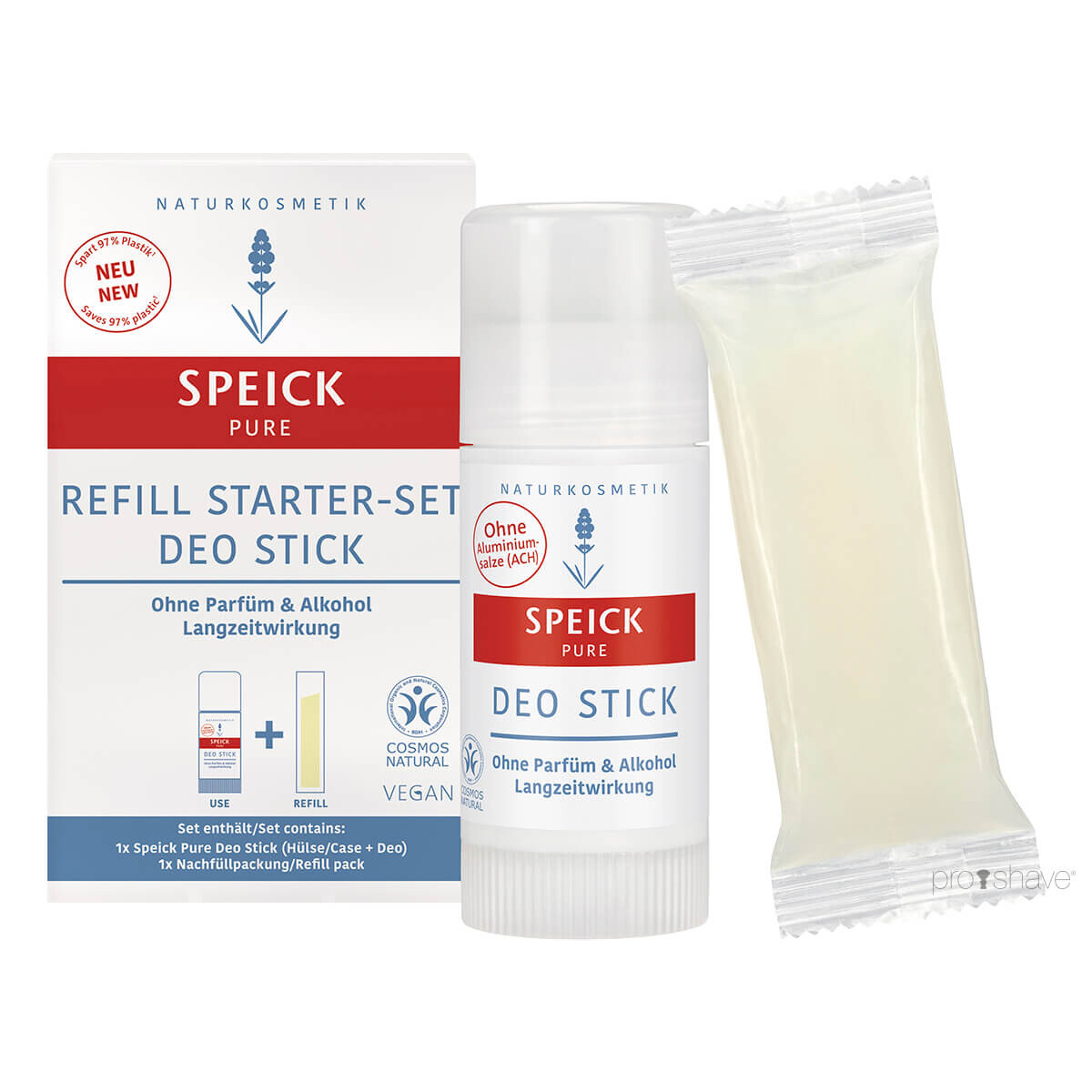 Billede af Speick Pure Deo Stick, Refill Starter-Set, 2 x 40 ml.