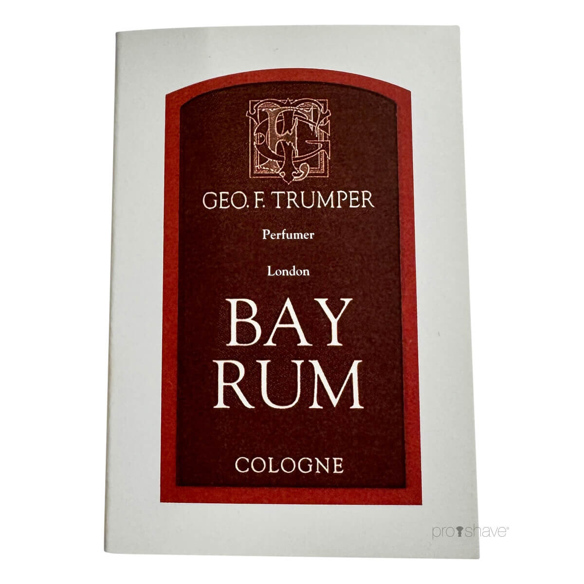 Se Geo F Trumper Cologne, Bay Rum, Sample, 2 ml. hos Proshave